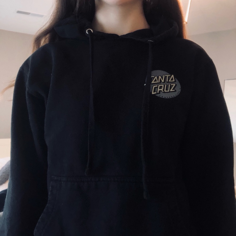 Black Santa Cruz Hoodie